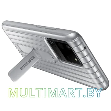 Чехол Samsung Protective Standing Cover для Galaxy S20 Ultra (серебристый) картинка 7